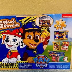 Paw Patrol wooden puzzles